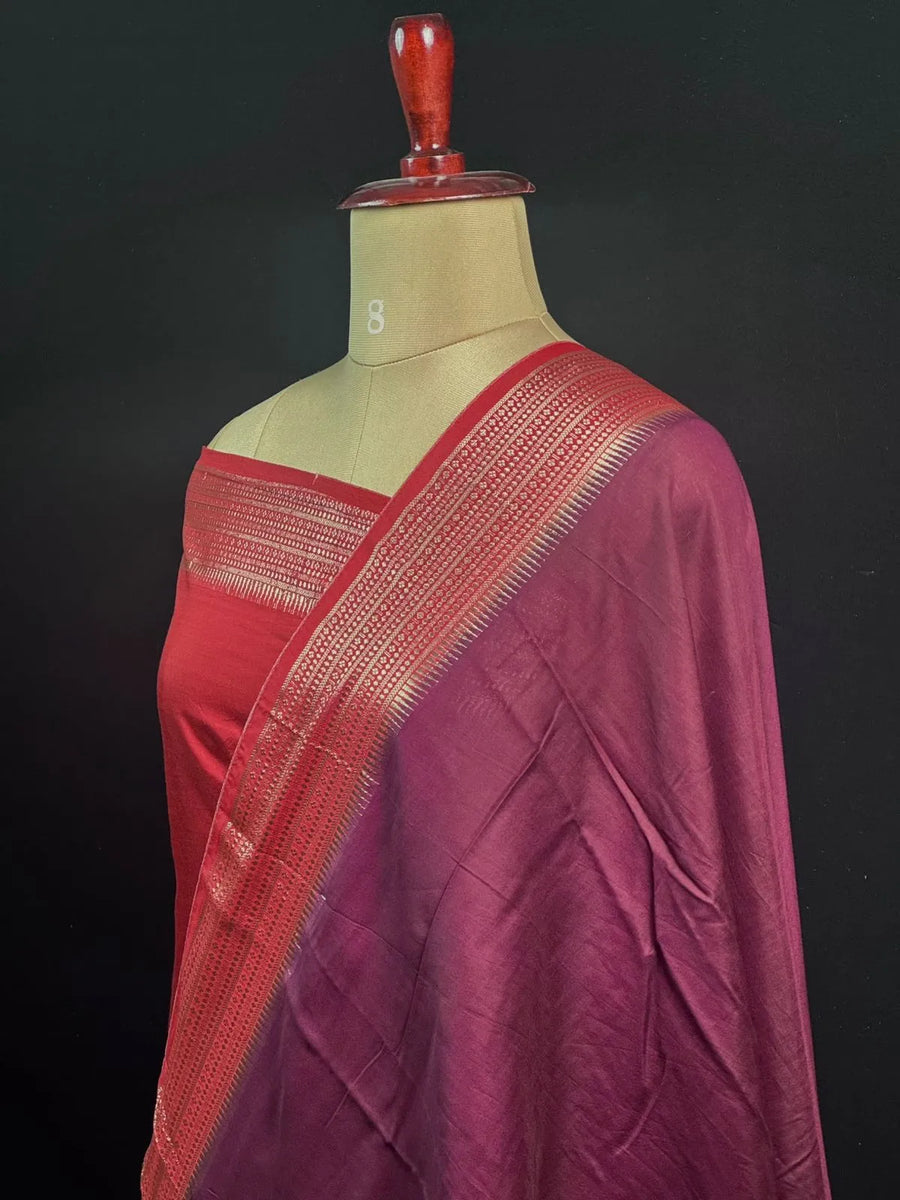 Comfort Luxe Semi Malai Cotton Saree for All-Day Wear