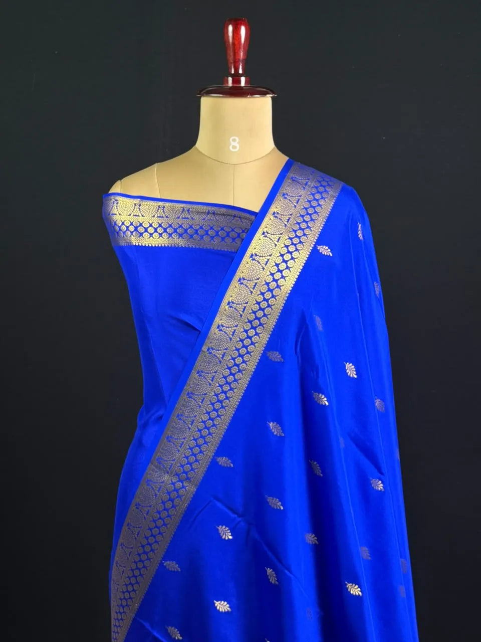 Pure Mysore Silk Saree with Traditional Zari Border