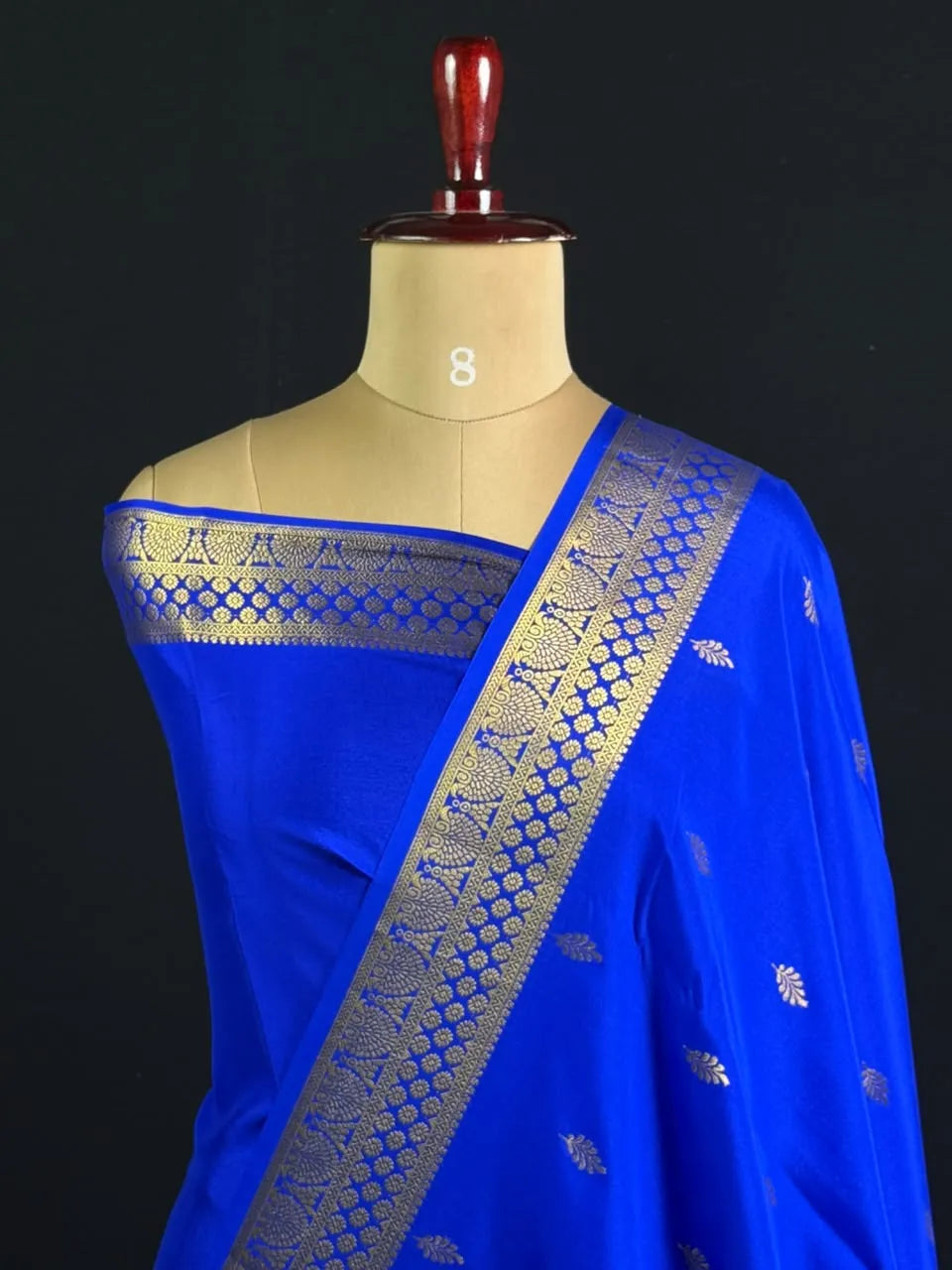 Pure Mysore Silk Saree with Traditional Zari Border