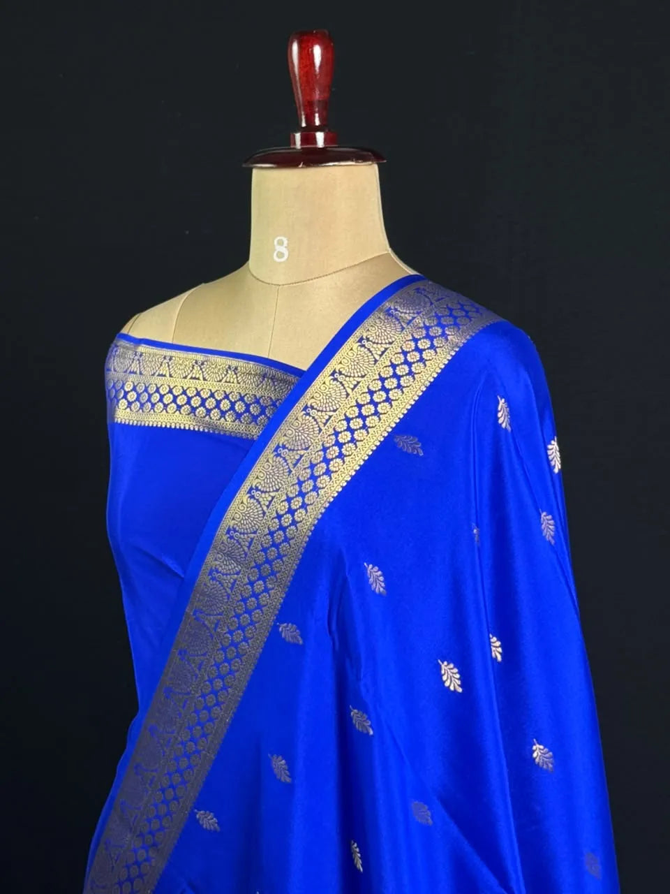 Pure Mysore Silk Saree with Traditional Zari Border