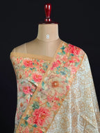 Luxury Tussar Silk Weave-ANTIQUE GOLA