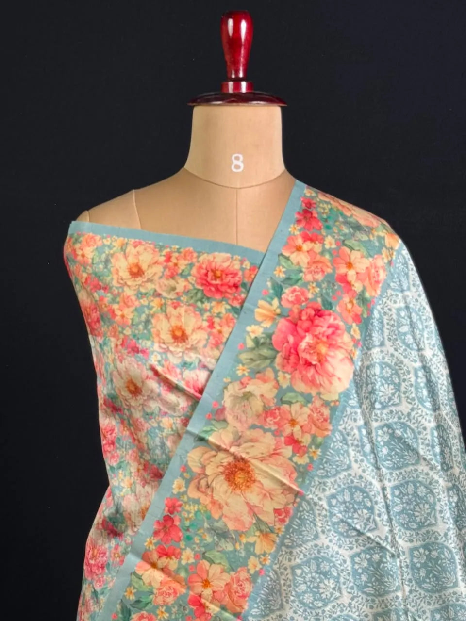 Luxury Tussar Silk Weave-ANTIQUE GOLA