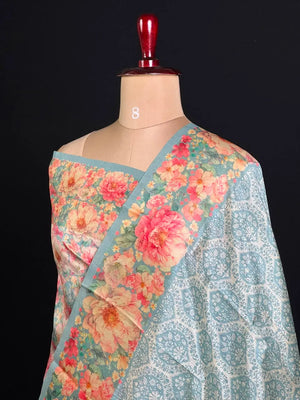 Luxury Tussar Silk Weave-ANTIQUE GOLA