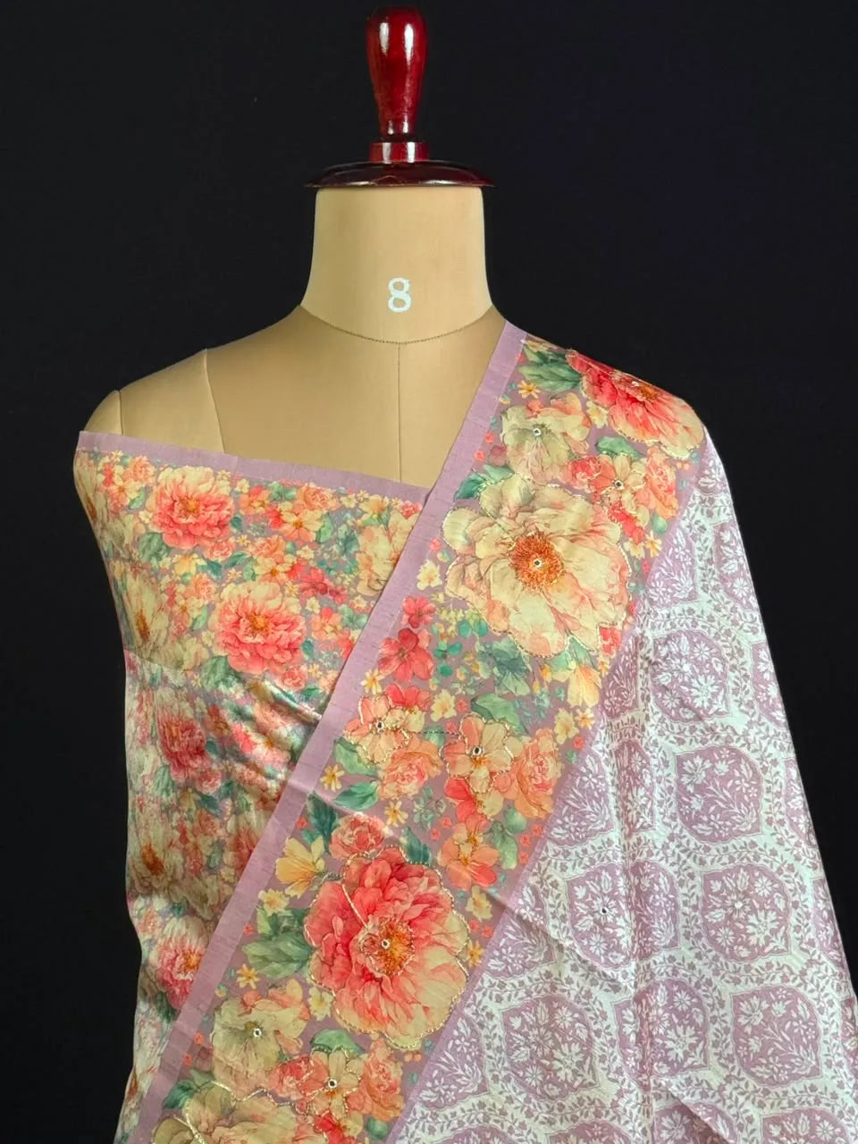 Luxury Tussar Silk Weave-ANTIQUE GOLA