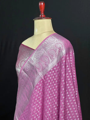 Modern Georgette Art Silk Saree