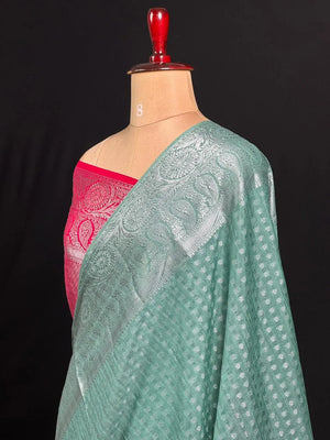 Modern Georgette Art Silk Saree