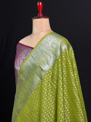 Modern Georgette Art Silk Saree 