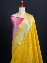 Modern Georgette Art Silk Saree 