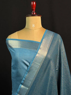 Classic Musk Chex Soft Silk Saree-(ASSAM CHECKS)
