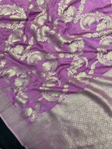 Banarasi Semi Khaddi Chiffon Saree