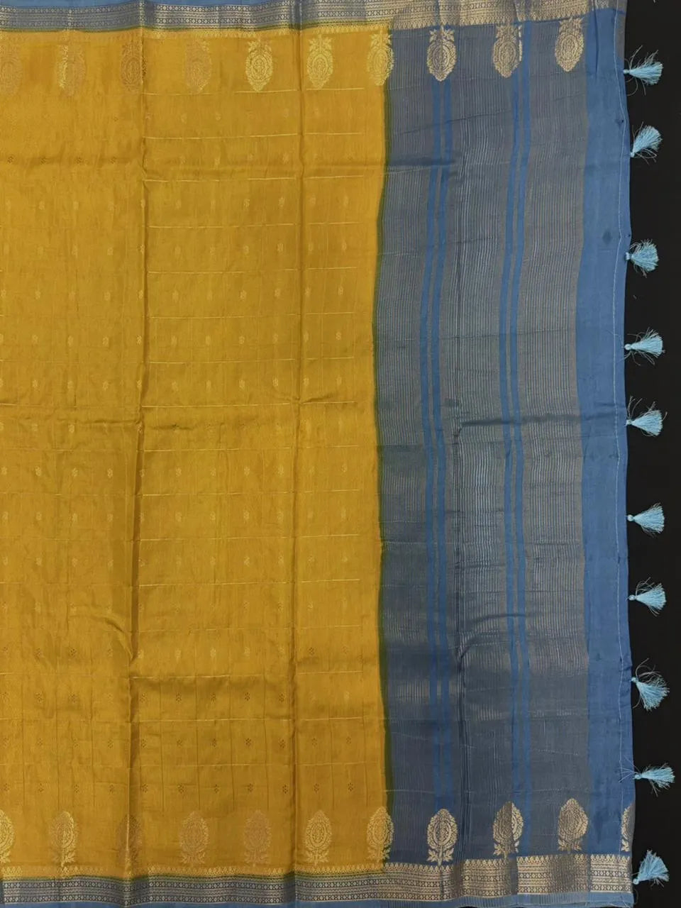Radiant Charm in Semi Mysore Crepe Silk Saree (Akhoba Print) 
