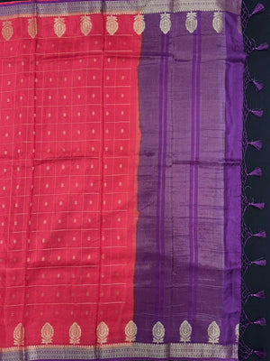 Radiant Charm in Semi Mysore Crepe Silk Saree (Akhoba Print) 