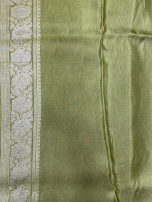 Elegant Raw Mango Silk Saree with Rich Texture (Alfi Buta)