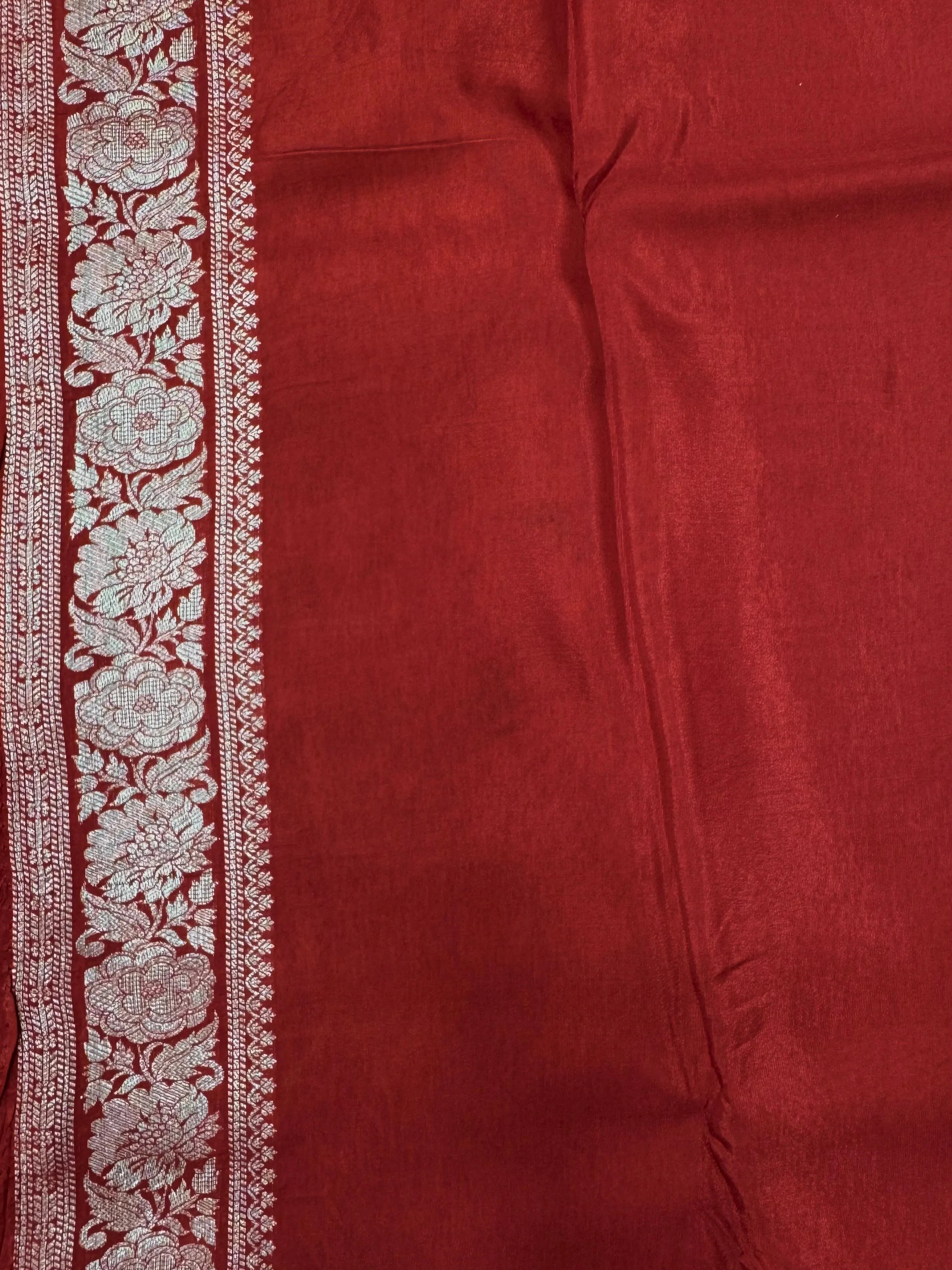 Elegant Raw Mango Silk Saree with Rich Texture (Alfi Buta) 