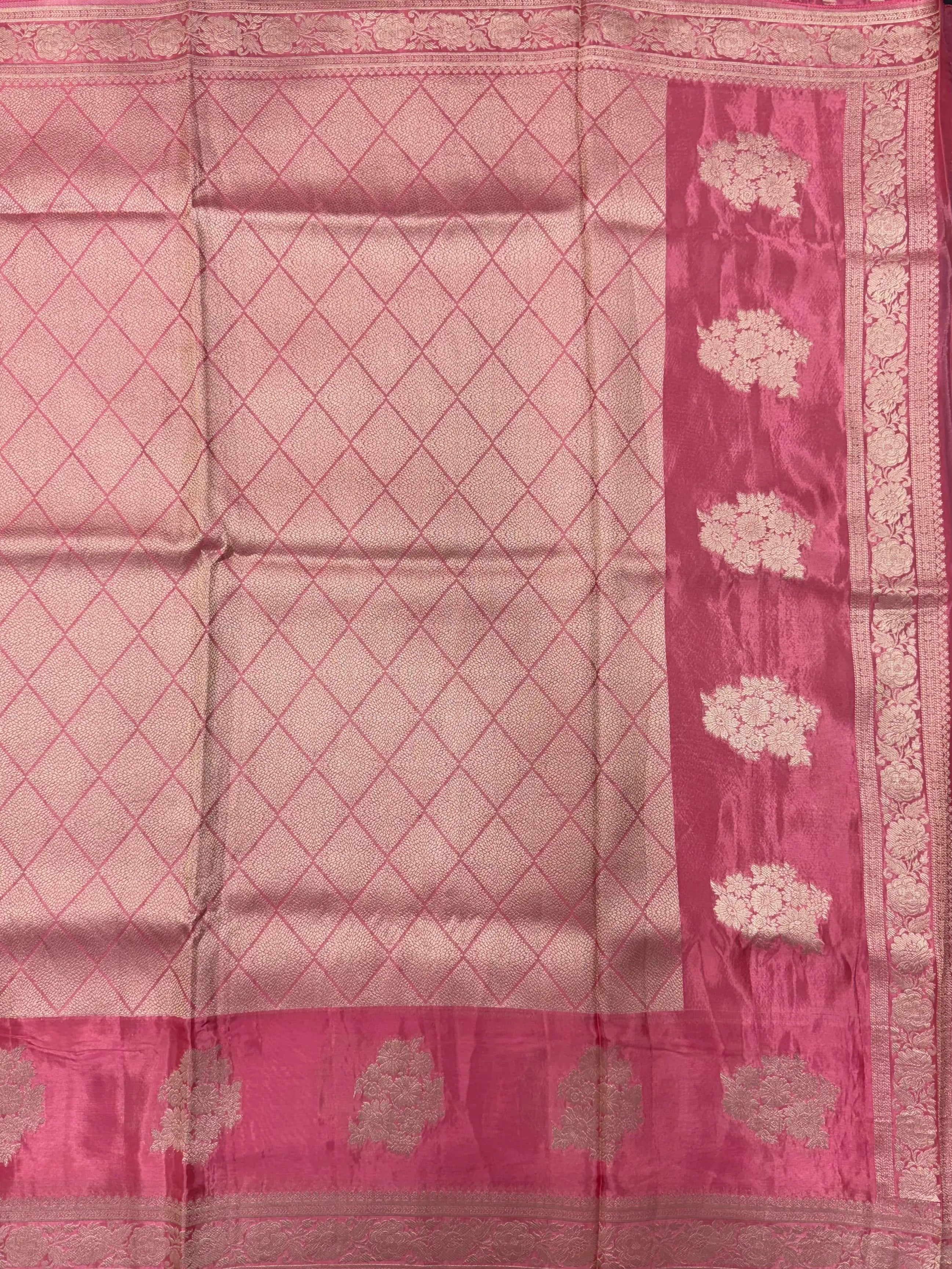 Elegant Raw Mango Silk Saree with Rich Texture (Alfi Buta) 