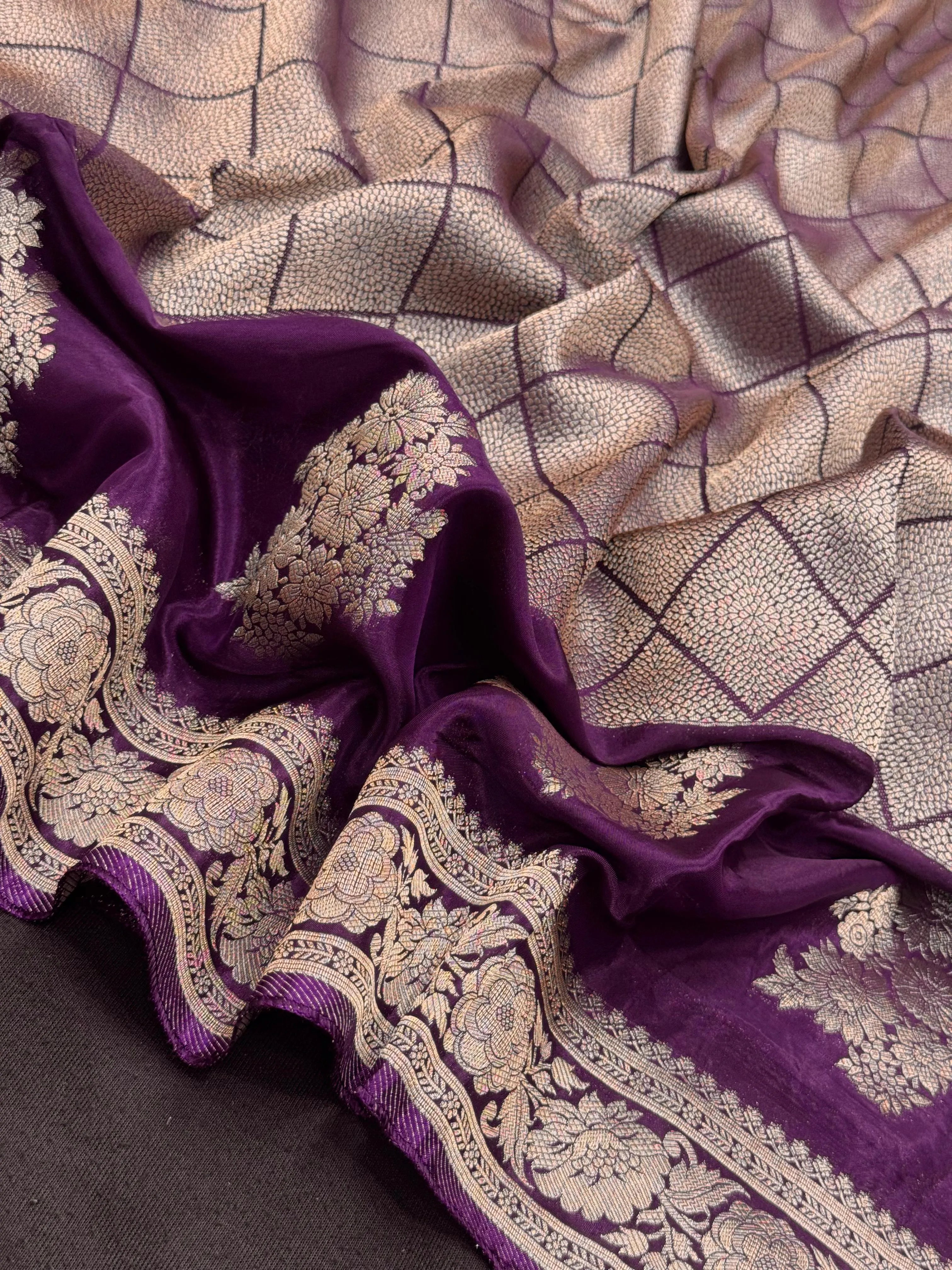 Elegant Raw Mango Silk Saree with Rich Texture (Alfi Buta) 