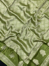 Elegant Raw Mango Silk Saree with Rich Texture (Alfi Buta) 