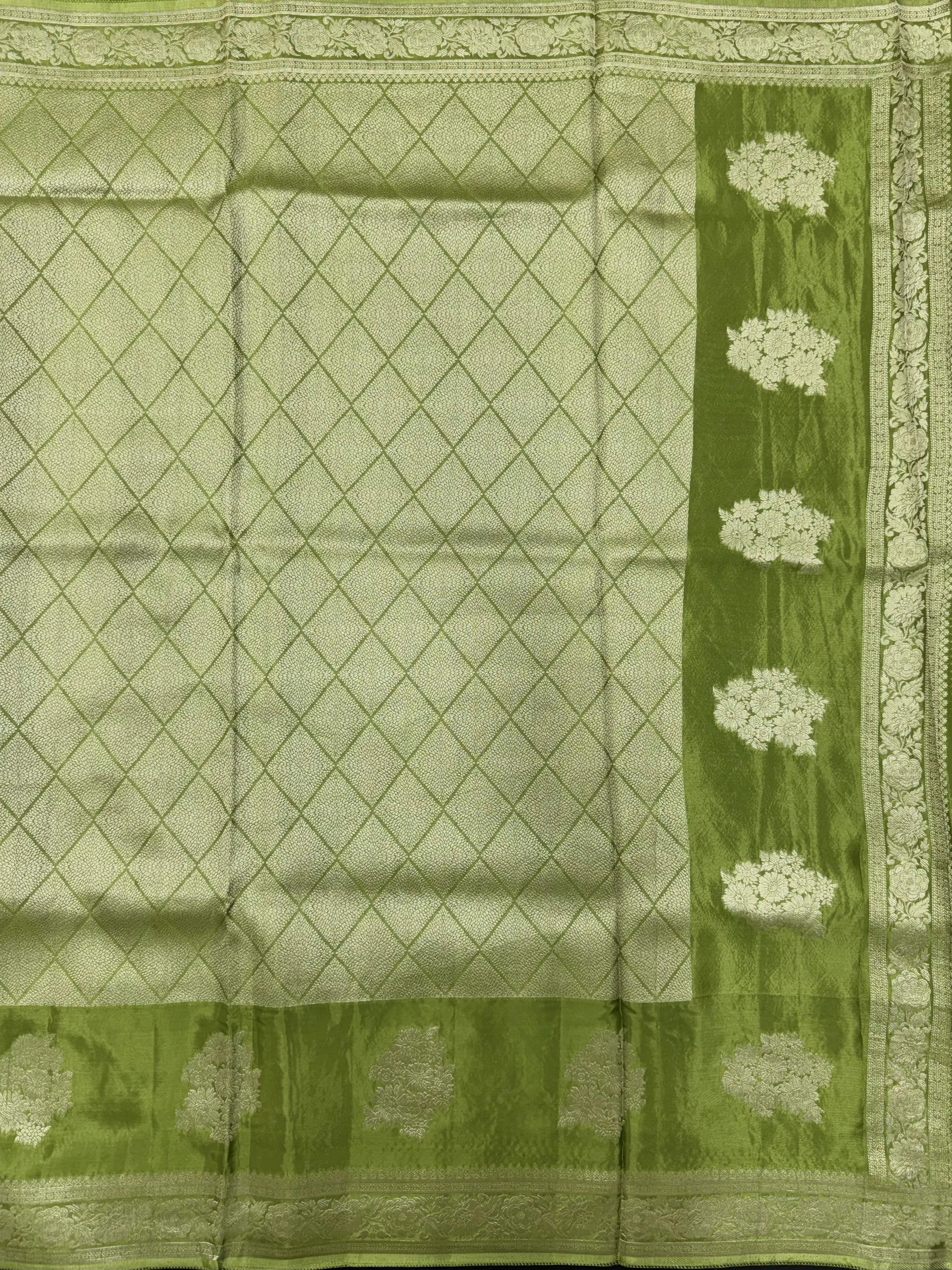 Elegant Raw Mango Silk Saree with Rich Texture (Alfi Buta) 