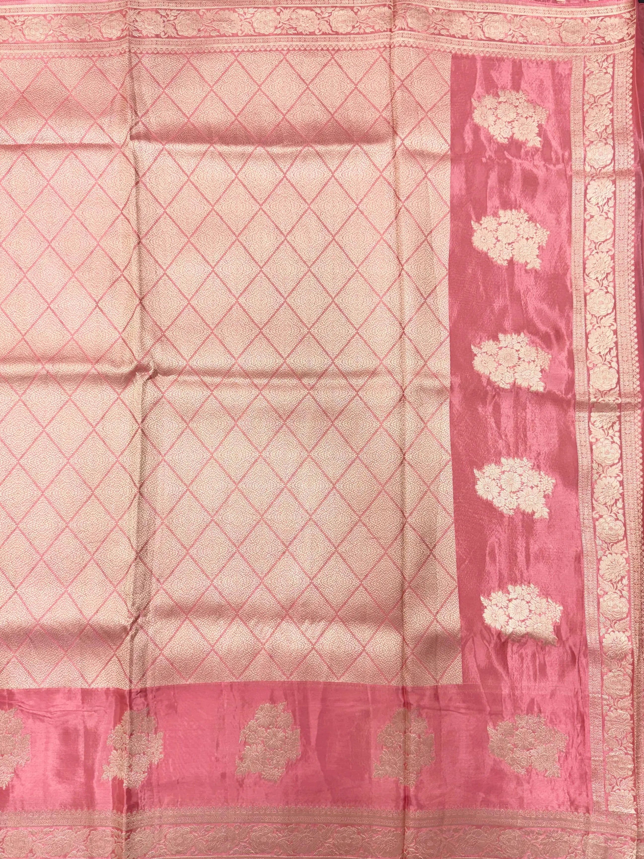 Elegant Raw Mango Silk Saree with Rich Texture (Alfi Buta) 