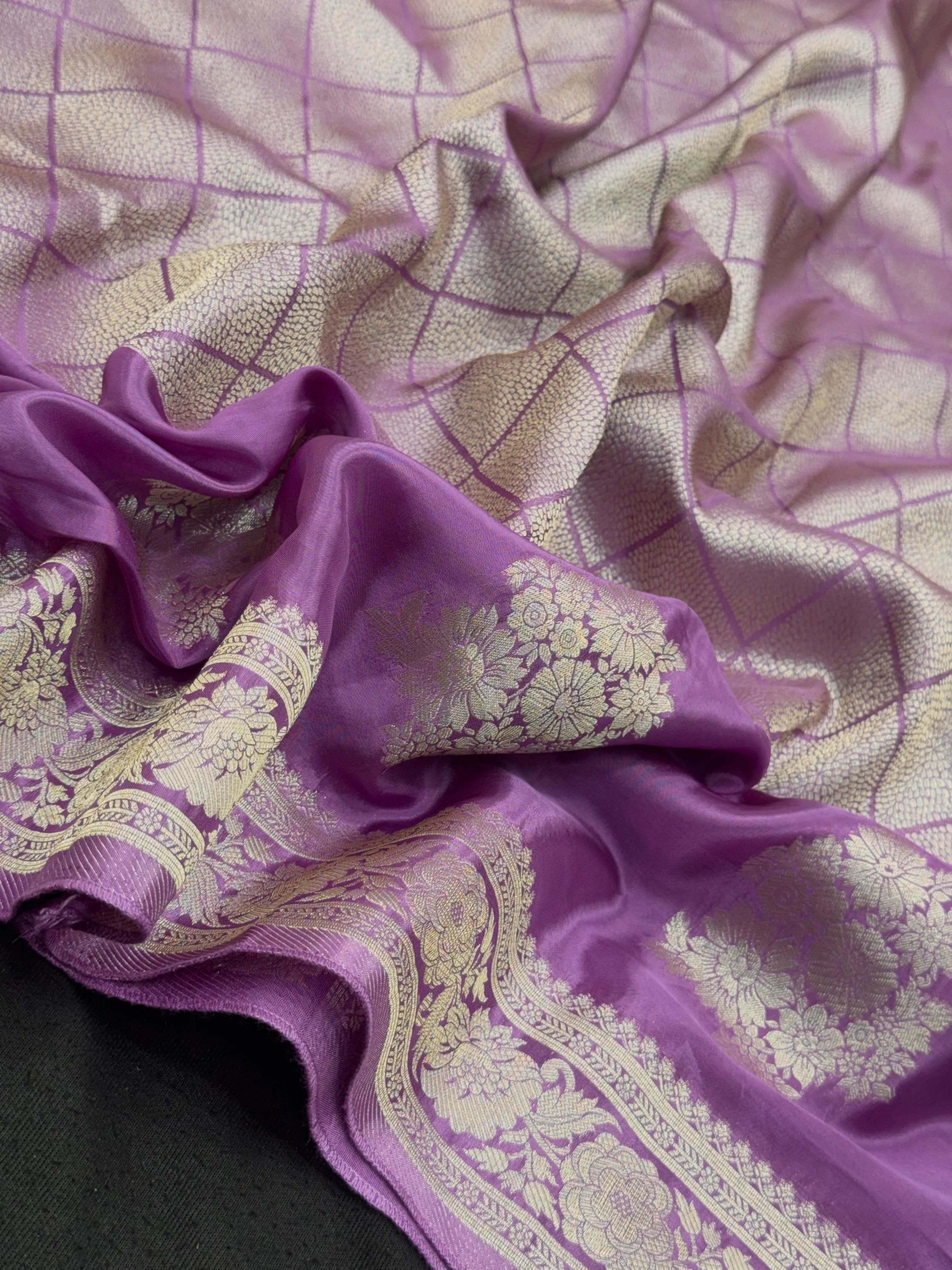 Elegant Raw Mango Silk Saree with Rich Texture (Alfi Buta) 