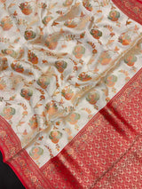 Modern Satin Organza Saree for Parties and Events (Alfi Tilfi )