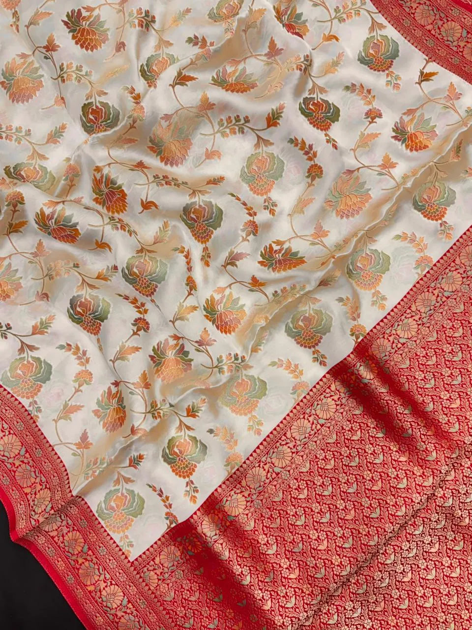 Modern Satin Organza Saree for Parties and Events (Alfi Tilfi )