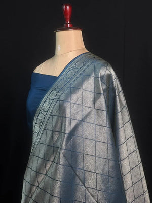 Elegant Raw Mango Silk Saree with Rich Texture (Alfi Buta)