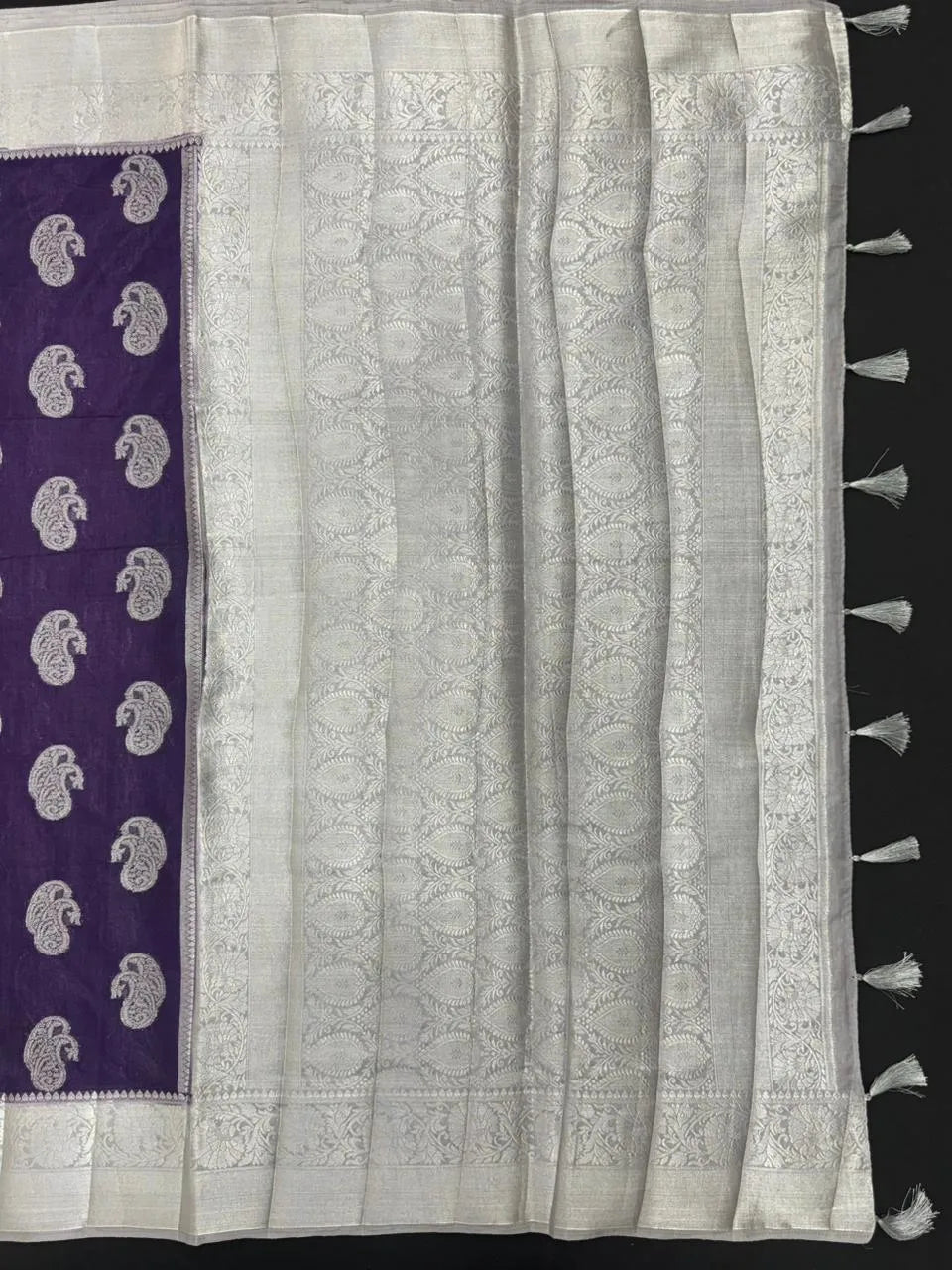 Graceful Flowing Georgette Saree-(Anjali Jaal)