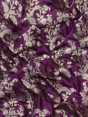 Premium Raw Silk Saree – Rich Texture & Lustrous Finish (Anjali Jaal)