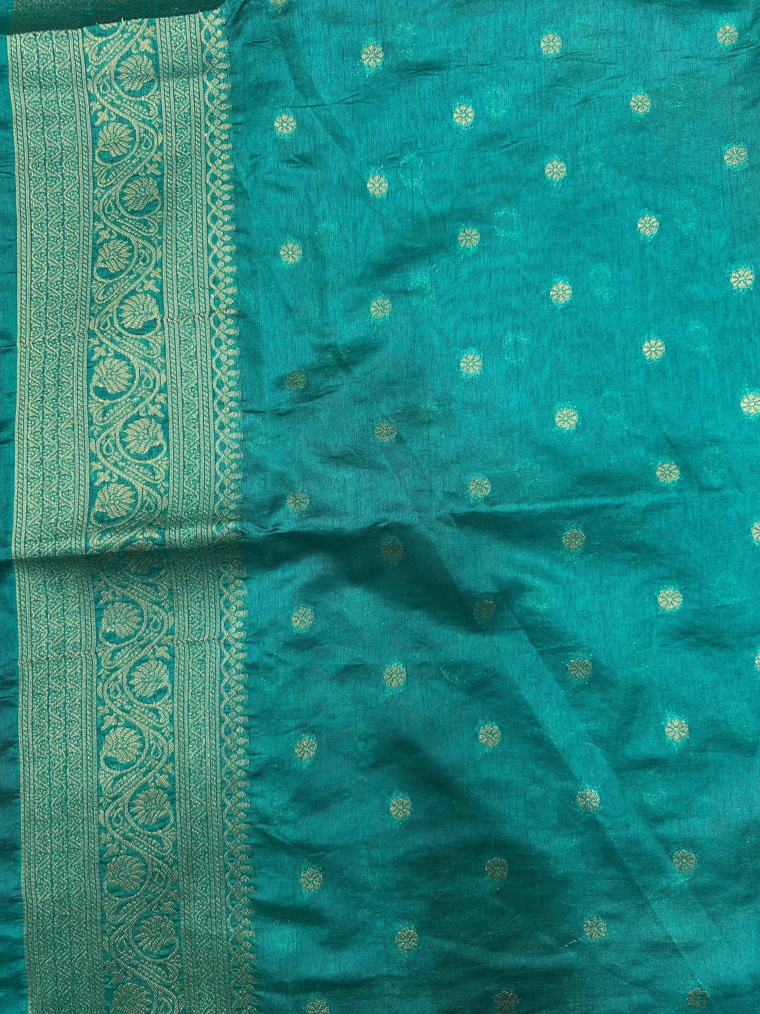 Premium Raw Silk Saree – Rich Texture & Lustrous Finish (Anjali Jaal)