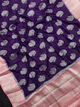 Graceful Flowing Georgette Saree-(Anjali Jaal)