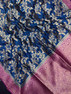 Premium Raw Silk Saree – Rich Texture & Lustrous Finish (Anjali Jaal) 