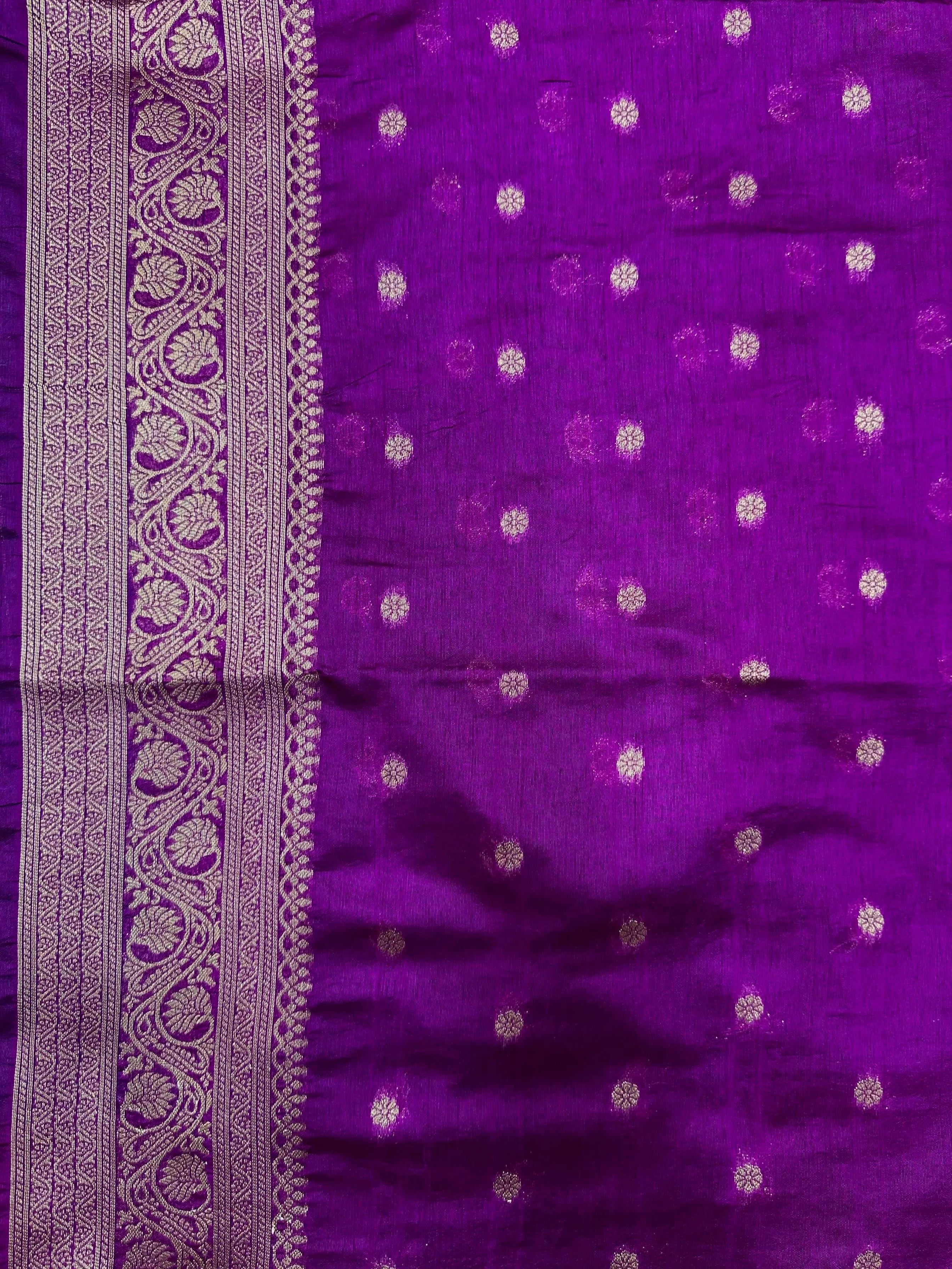 Premium Raw Silk Saree – Rich Texture & Lustrous Finish (Anjali Jaal) 