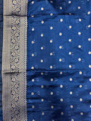 Premium Raw Silk Saree – Rich Texture & Lustrous Finish (Anjali Jaal) 