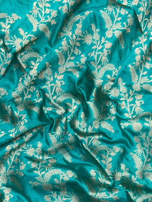 Premium Raw Silk Saree – Rich Texture & Lustrous Finish (Anjali Jaal) 