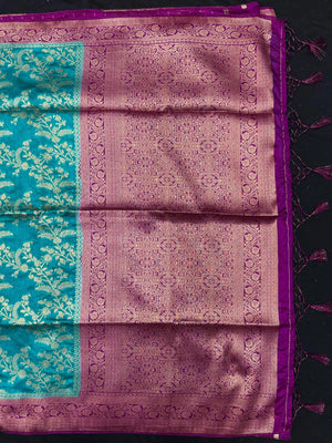Premium Raw Silk Saree – Rich Texture & Lustrous Finish (Anjali Jaal) 