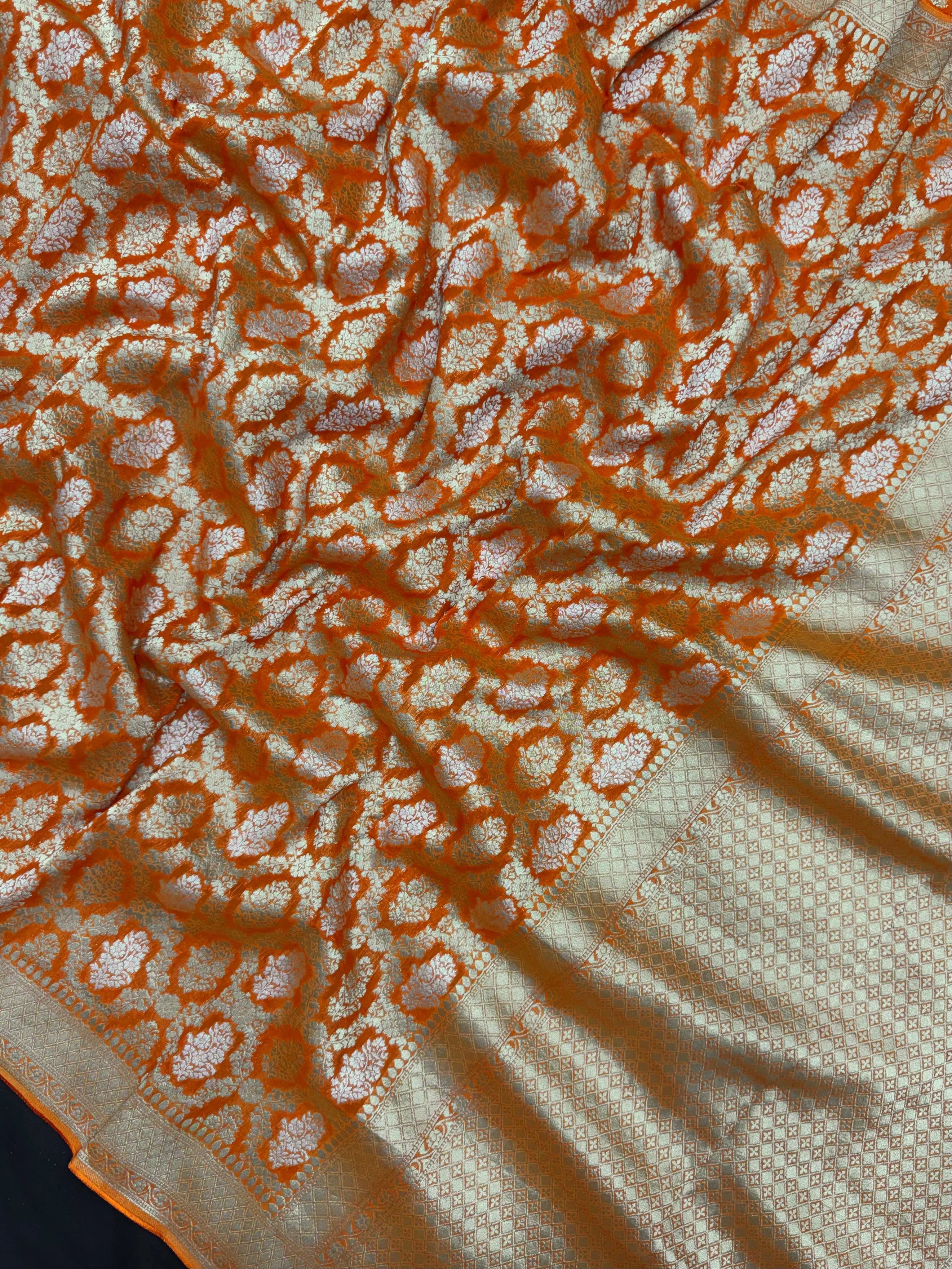 Classic Semi Georgette Silk Saree for All Occasions (Annapoorni Banarasi)