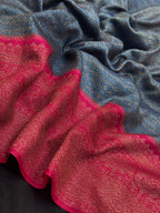 Classic Jute Silk Saree with Rich Texture & Shine (Antique Aangan)