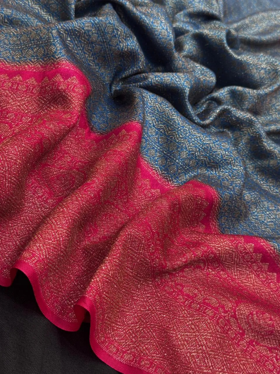 Classic Jute Silk Saree with Rich Texture & Shine (Antique Aangan)
