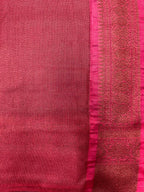 Classic Jute Silk Saree with Rich Texture & Shine (Antique Aangan)