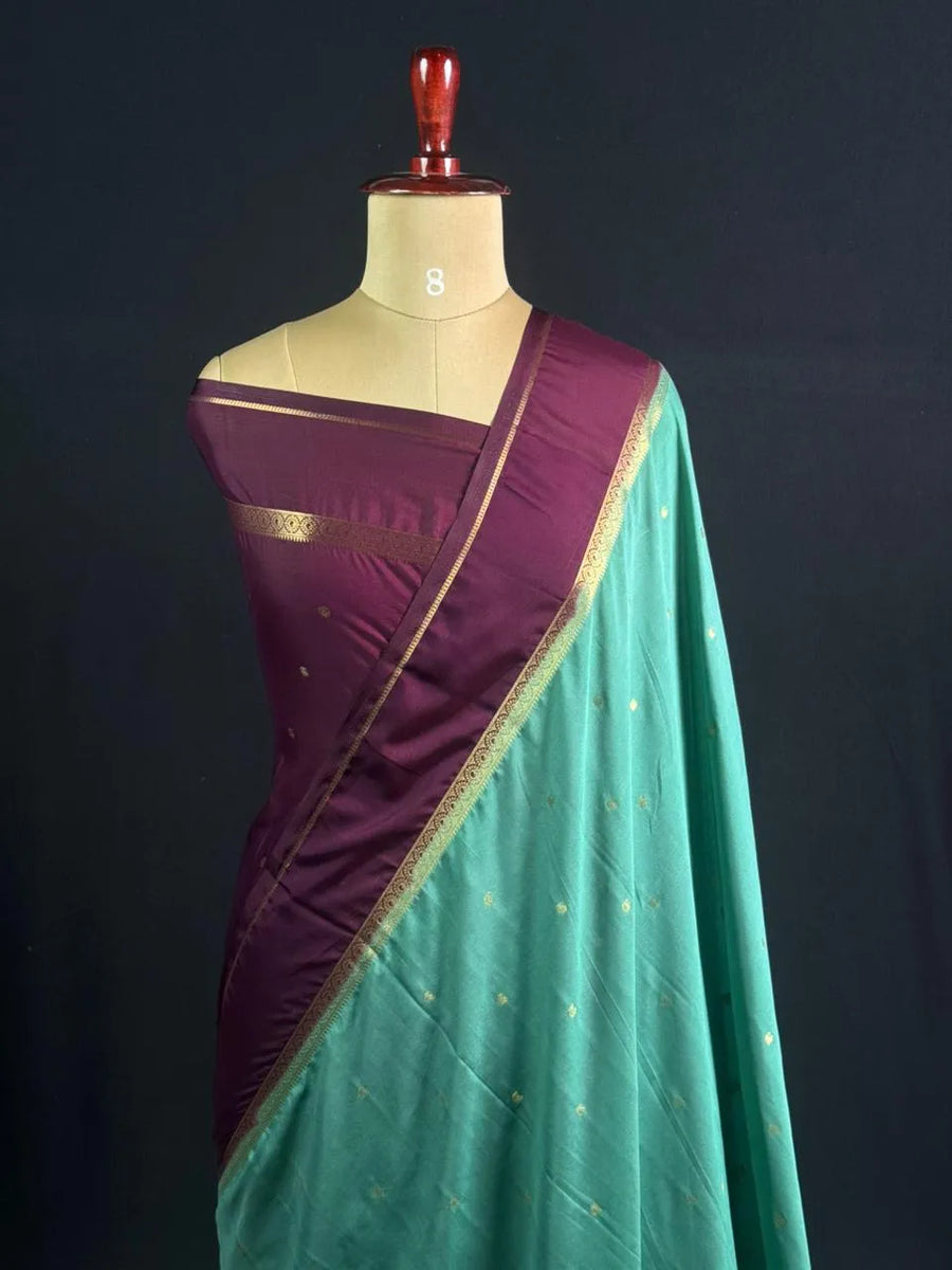 BTX CNT Crepe Saree – Elegant Drape with a Contemporary Finish