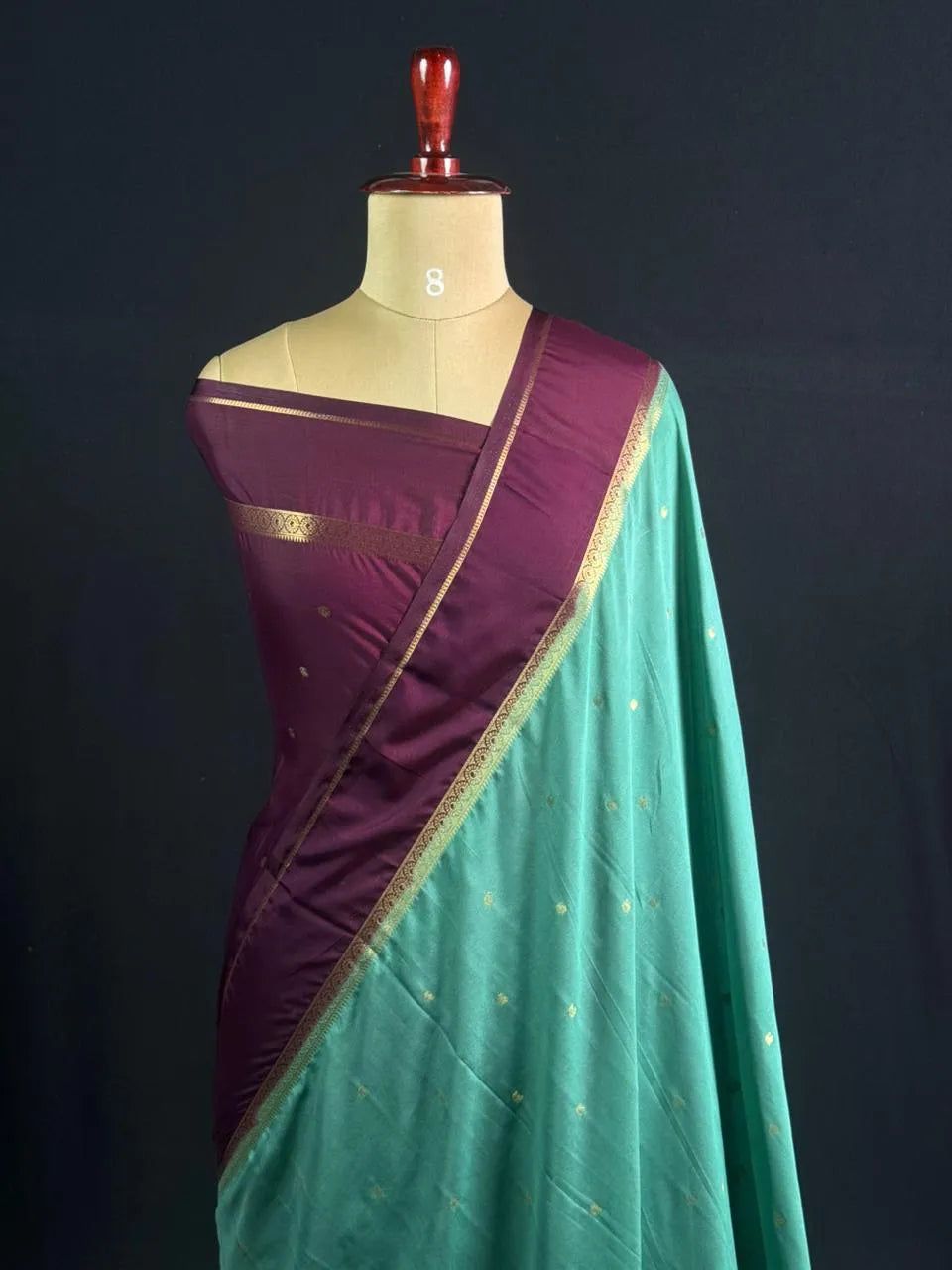 BTX CNT Crepe Saree – Elegant Drape with a Contemporary Finish
