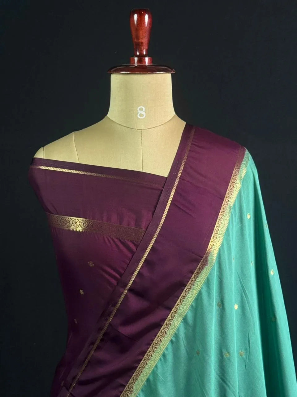 BTX CNT Crepe Saree – Elegant Drape with a Contemporary Finish