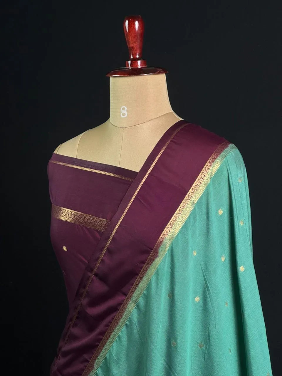 BTX CNT Crepe Saree – Elegant Drape with a Contemporary Finish