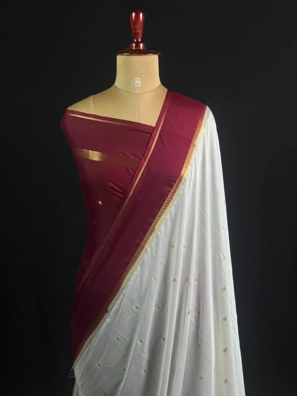 BTX CNT Crepe Saree – Elegant Drape with a Contemporary Finish