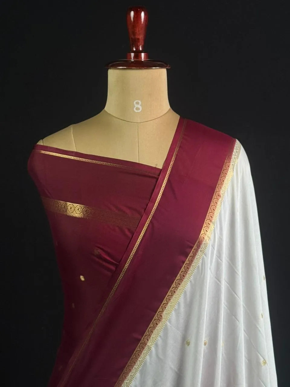 BTX CNT Crepe Saree – Elegant Drape with a Contemporary Finish