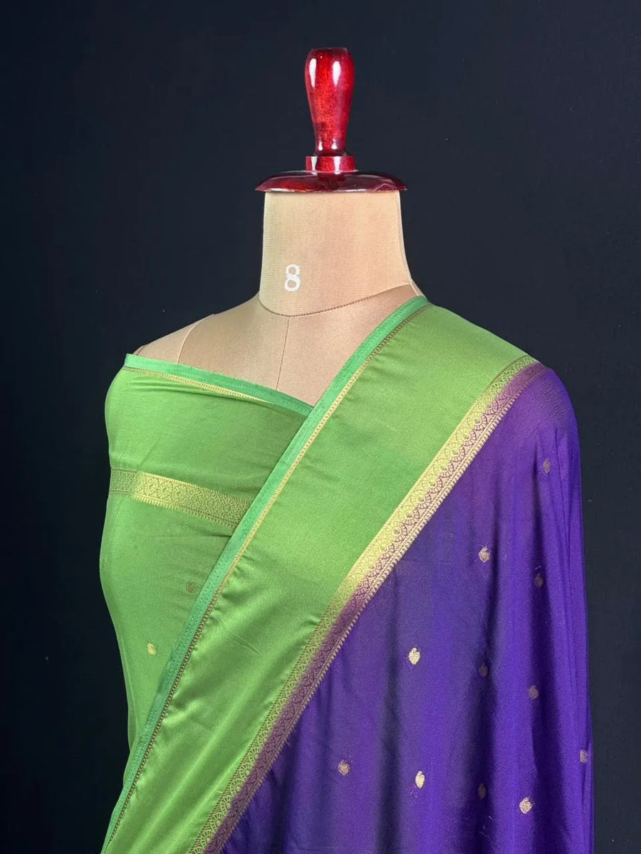 BTX CNT Crepe Saree – Elegant Drape with a Contemporary Finish