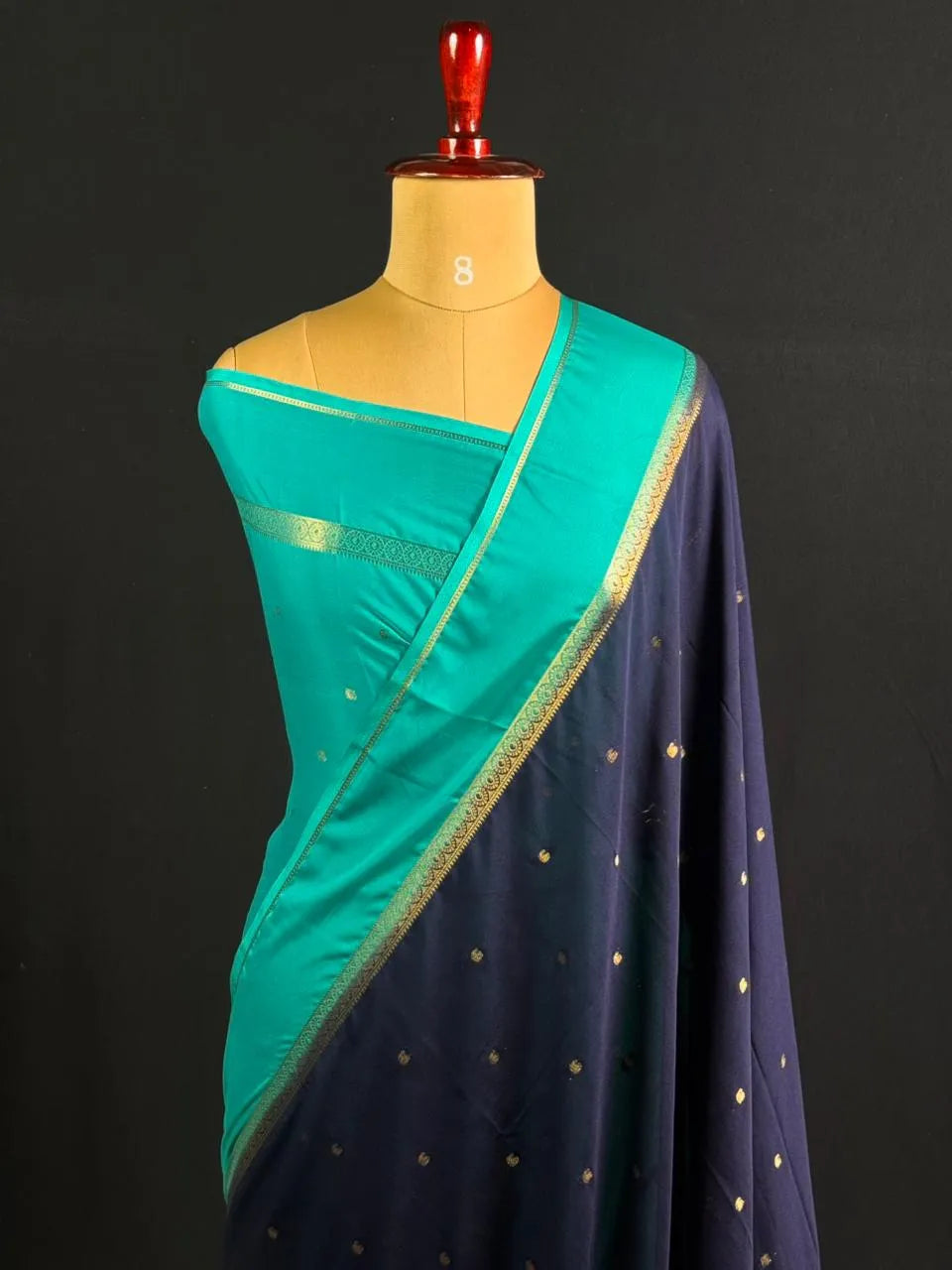 BTX CNT Crepe Saree – Elegant Drape with a Contemporary Finish