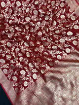 Elegant Semi Georgette Saree with Graceful Drape-Banarasi Viscose