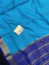 Pure Mysore Crepe Silk Saree-Bhanu Checks